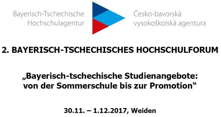 Einladung zum 2. Bayerisch-Tschechischen Hochschulforum