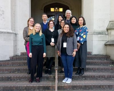 FAU Mitarbeiterinnen bei einem Workshop an der University of California, Berkeley