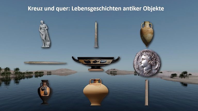 Virtuelle Ausstellung „Kreuz und quer: Lebensgeschichten antiker Objekte“