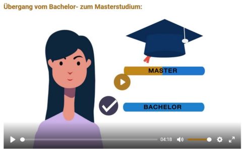 Zum Artikel "Neues Info-Video: Übergang vom Bachelor- zum Masterstudium"