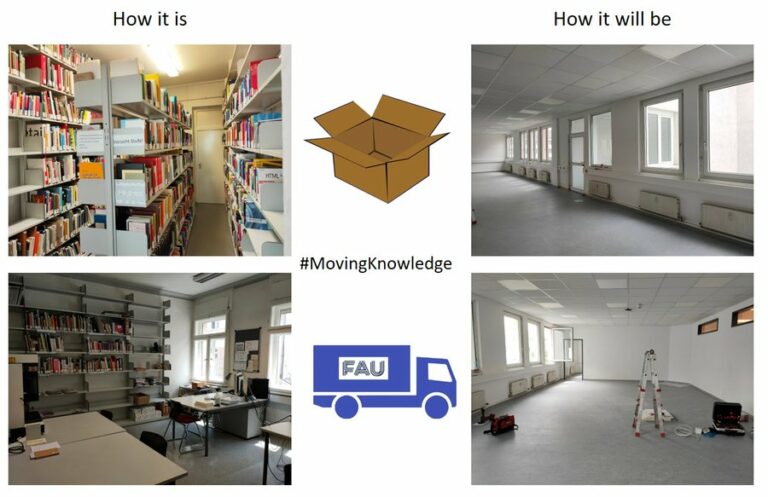 Buchwissenschaft jetzt in neuen Räumlichkeiten