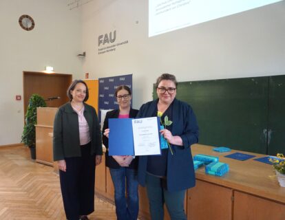 Dr. Larissa Pfaller erhält den Forschunsgpreis