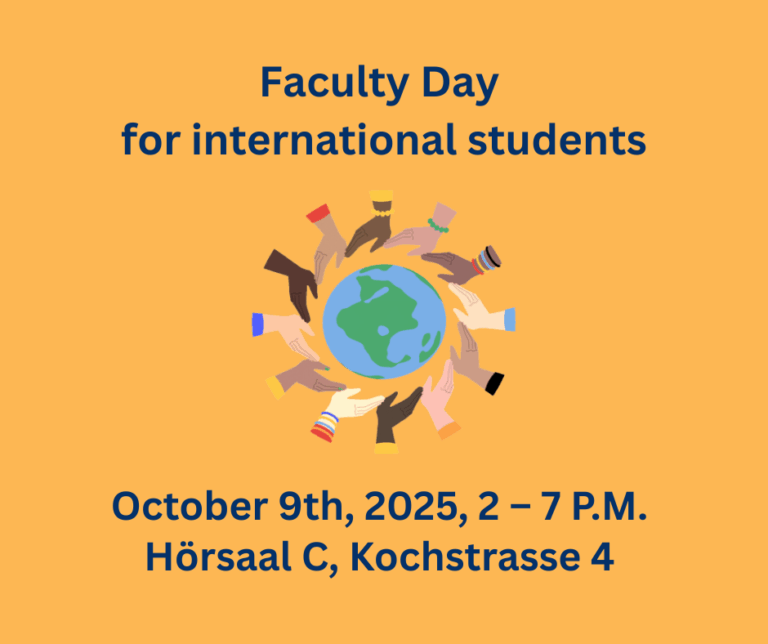 Faculty Day für internationale Studierende am 9. Oktober 2025